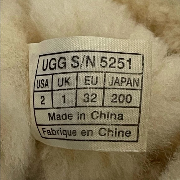 Ugg Australia Boots Brown Kids Size 2 - Picture 7 of 8